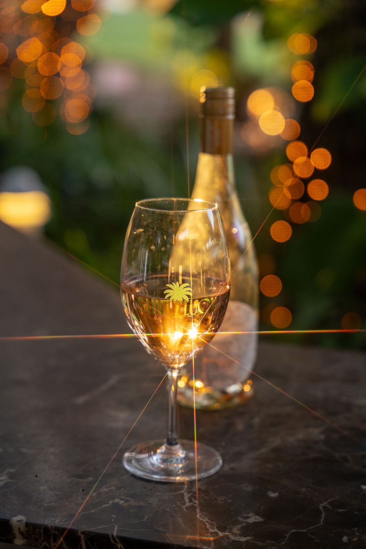 Glass of white wine