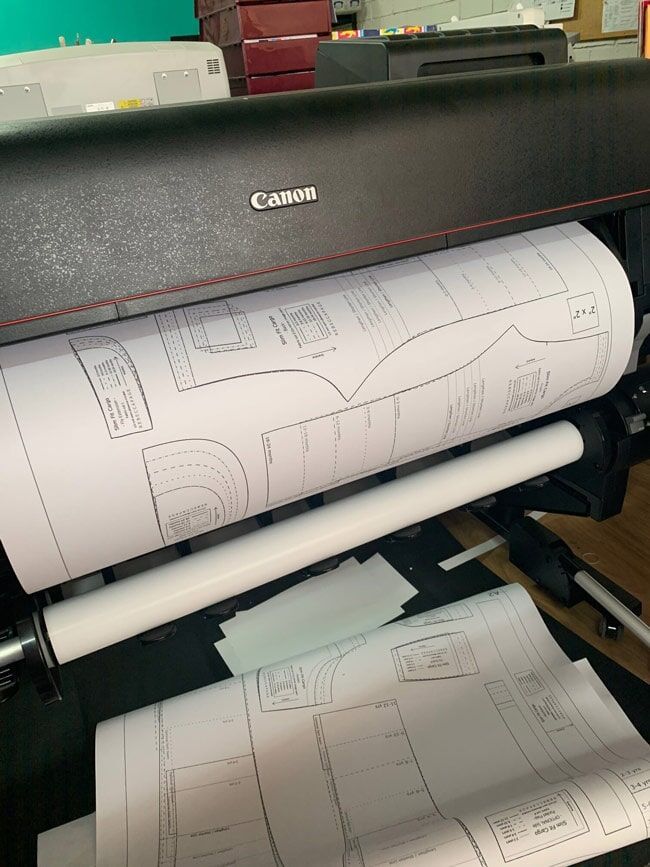 Canon Printer is Printing a Drawing on a Piece of Paper — Copy That @ Profsec in Ballina, NSW