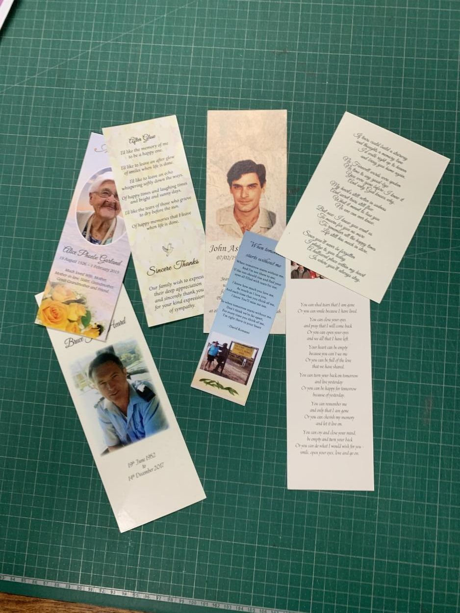 Bunch of Bookmarks Are Laying on a Green Mat — Copy That @ Profsec in Ballina, NSW