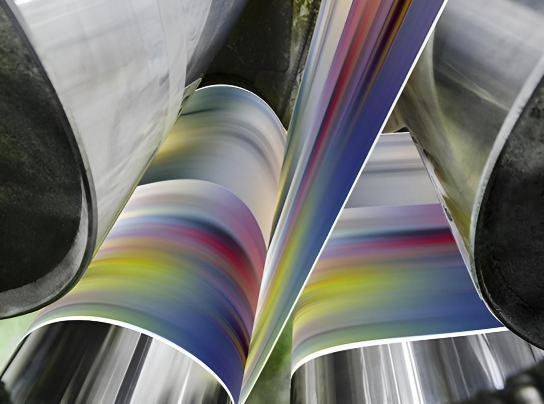 Close Up of a Printing Machine With a Rainbow of Colors — Copy That @ Profsec in Ballina, NSW