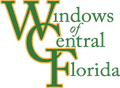 A green and yellow circle with the letters w and f on it