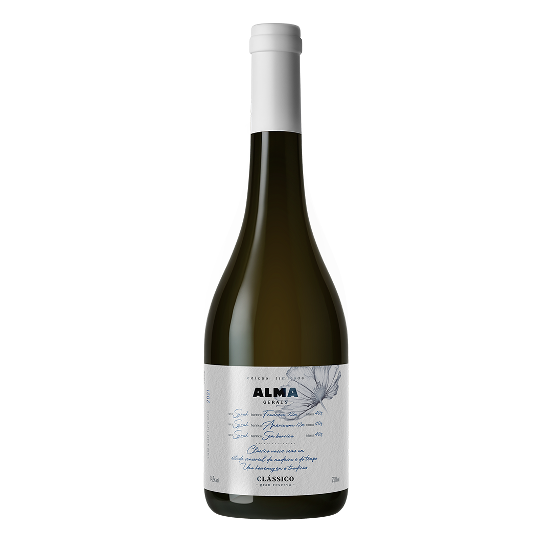 Um rótulo de vinho sauvignon blanc com uma imagem de folhas