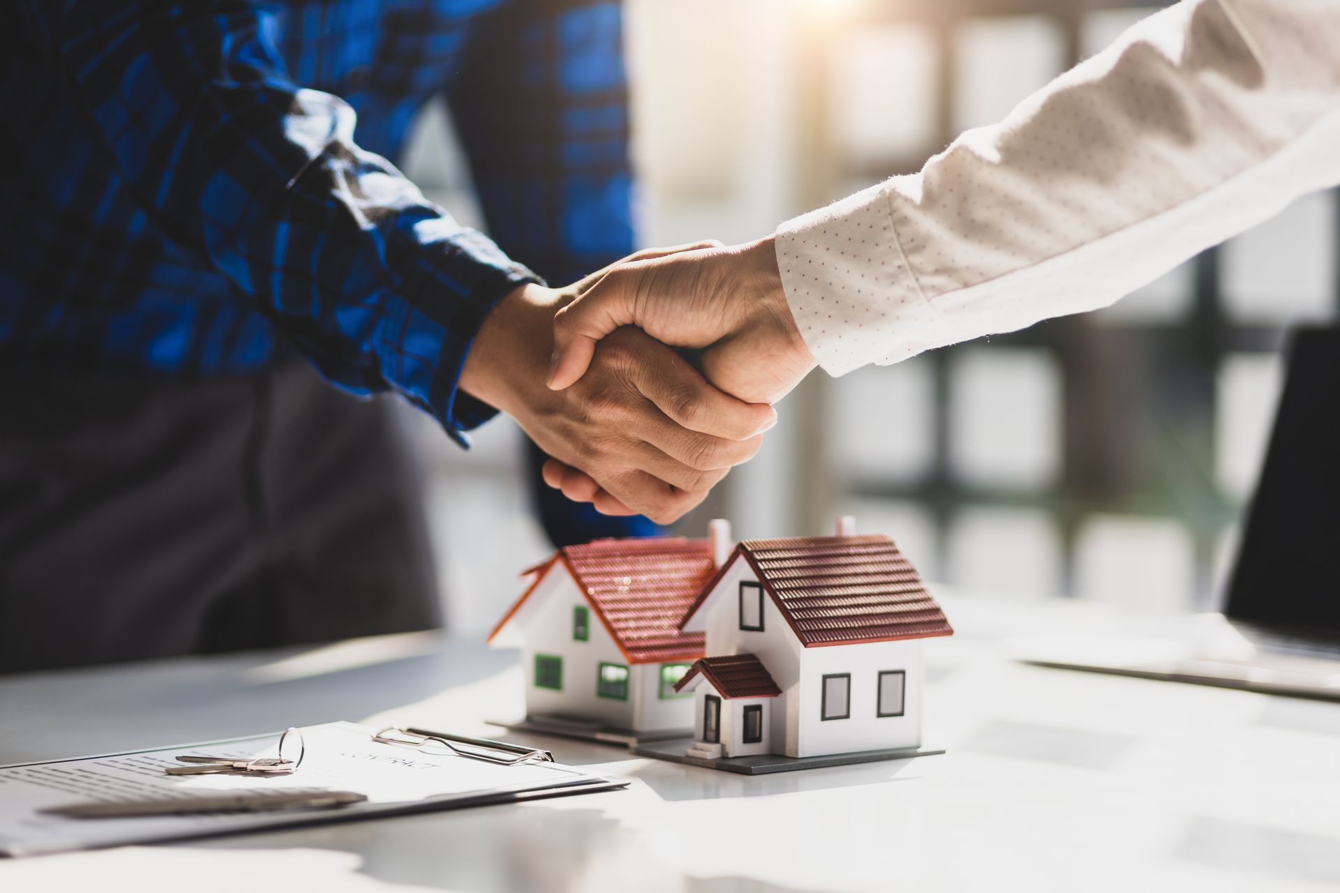Property managers working