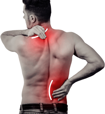 Man With Neck And Back Pain