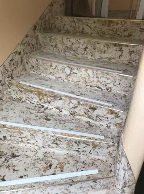 Marble stairs