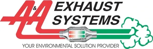 A logo for a company called exhaust systems