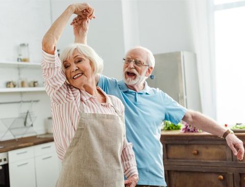 Smiling Senior Couple — Cañon City, CO —Commstar Alarms