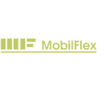 It is a logo for a company called mobilflex.