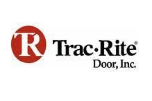 The logo for r trac rite door , inc.