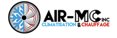 Un logo pour une entreprise appelée air-mc inc