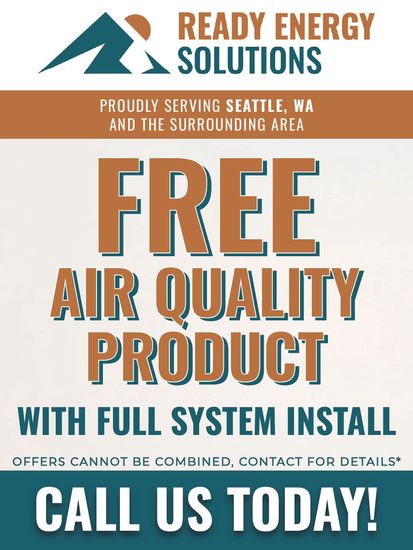Ready energy solutions is offering a free air quality product with full system installation.