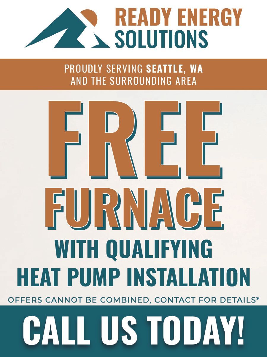 Ready energy solutions is offering a free furnace with qualifying heat pump installation.