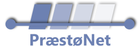 Et logo for en virksomhed kaldet praestonet