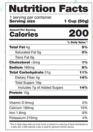 Probiotic Oatmeal - Banana Nut