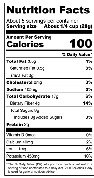 Sprouted Seed and Fruit Trail Mix - Japanese Zen