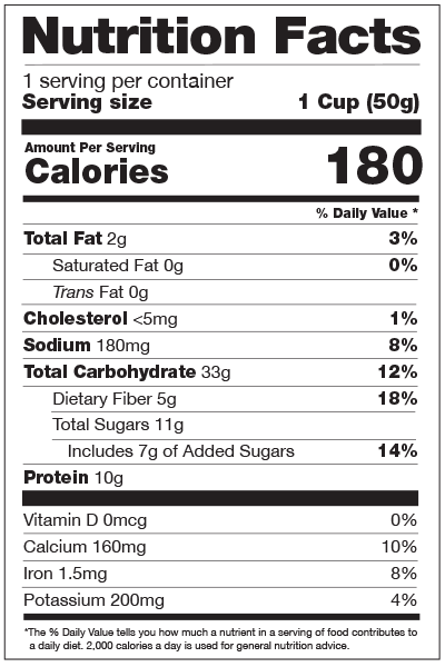 Probiotic Oatmeal - Apple Cinnamon
