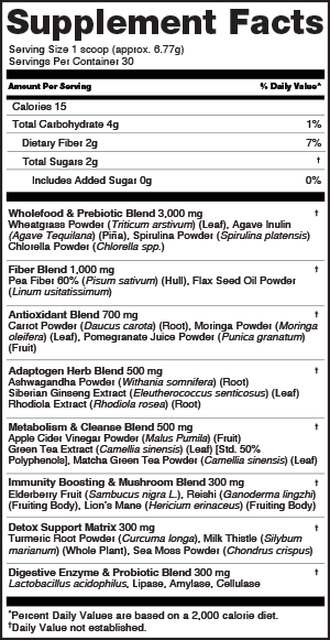 ACV + Organic Irish Sea Moss Super Greens Powder