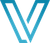 Blue gradient "V" logo.