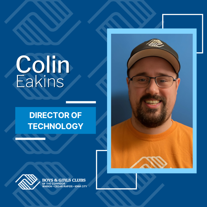 Colin Eakins - Director of Technology - BGC of the Corridor