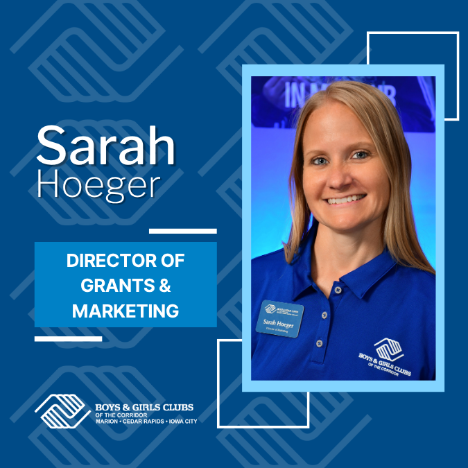 Sarah Hoeger - Director of Grants & Marketing - BGC of the Corridor