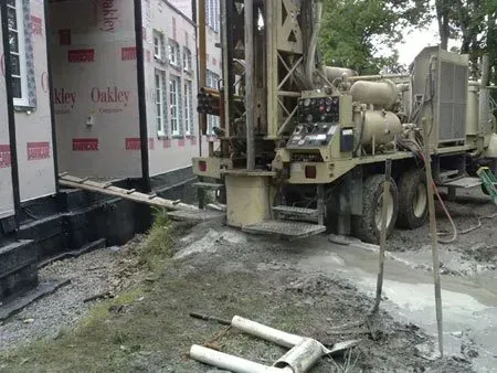 Drilling in progress — Franklin, TN — Henry Drilling LLC