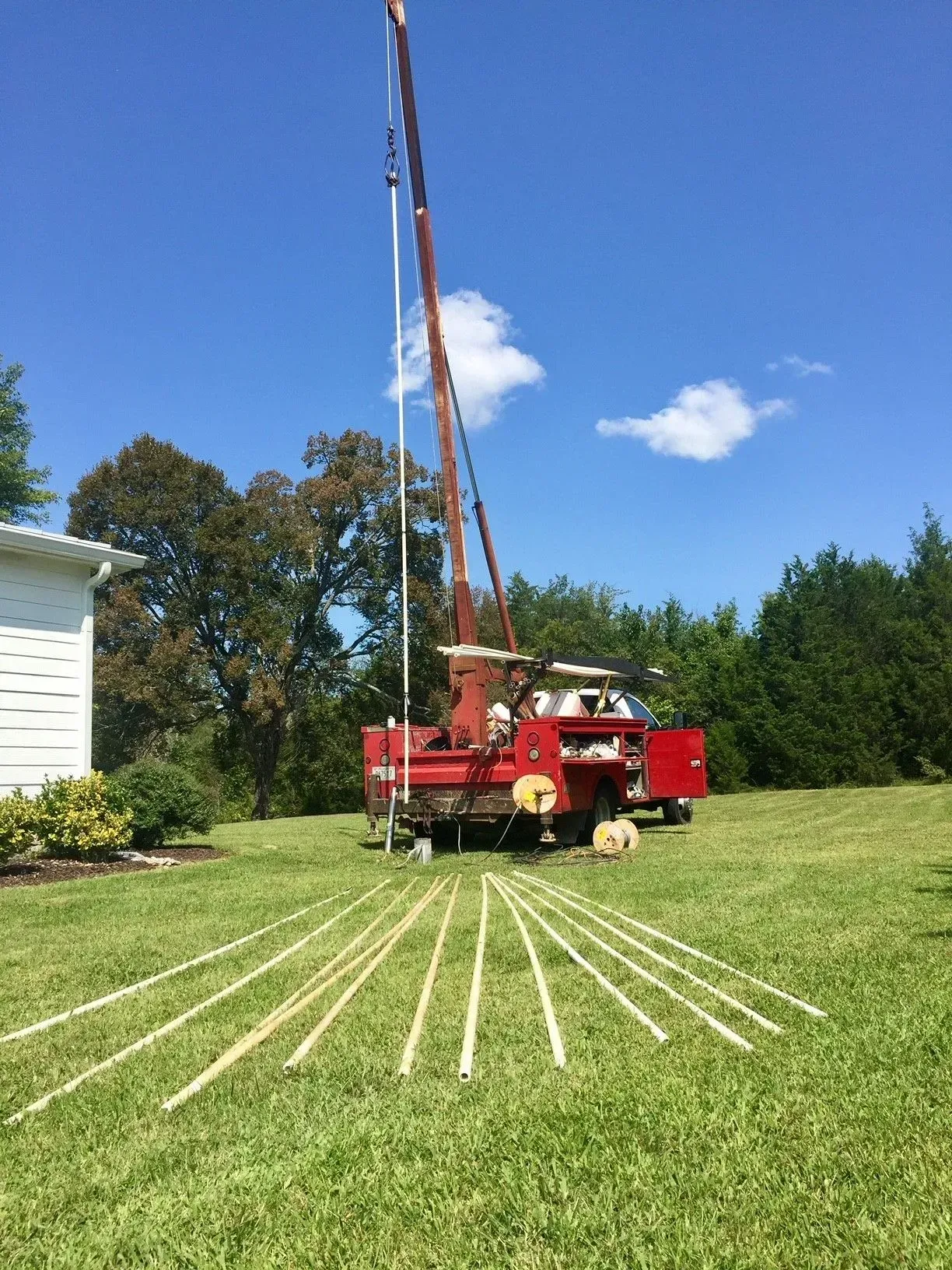Pipes on the ground — Franklin, TN — Henry Drilling LLC