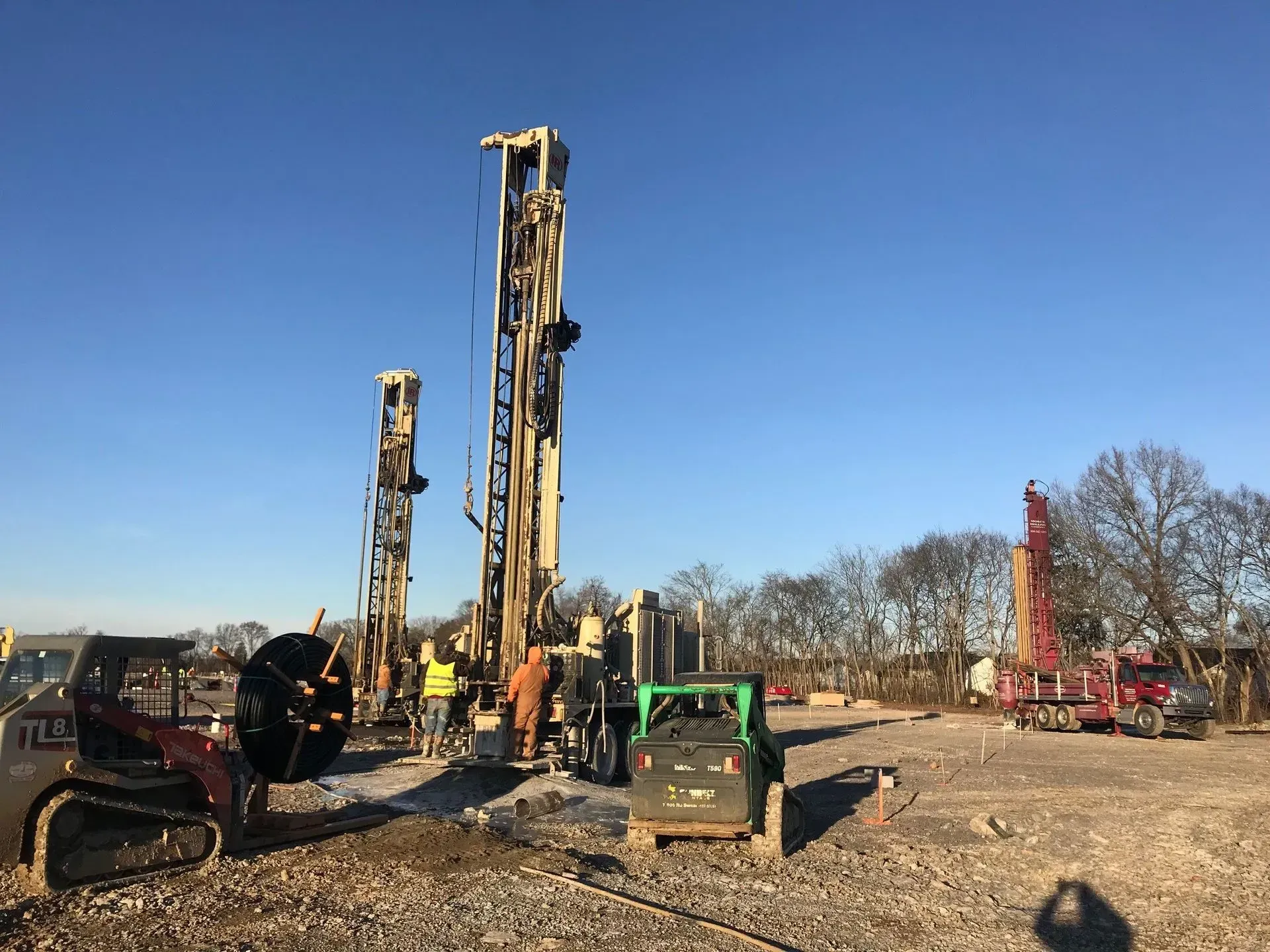 Drilling in open field — Franklin, TN — Henry Drilling LLC