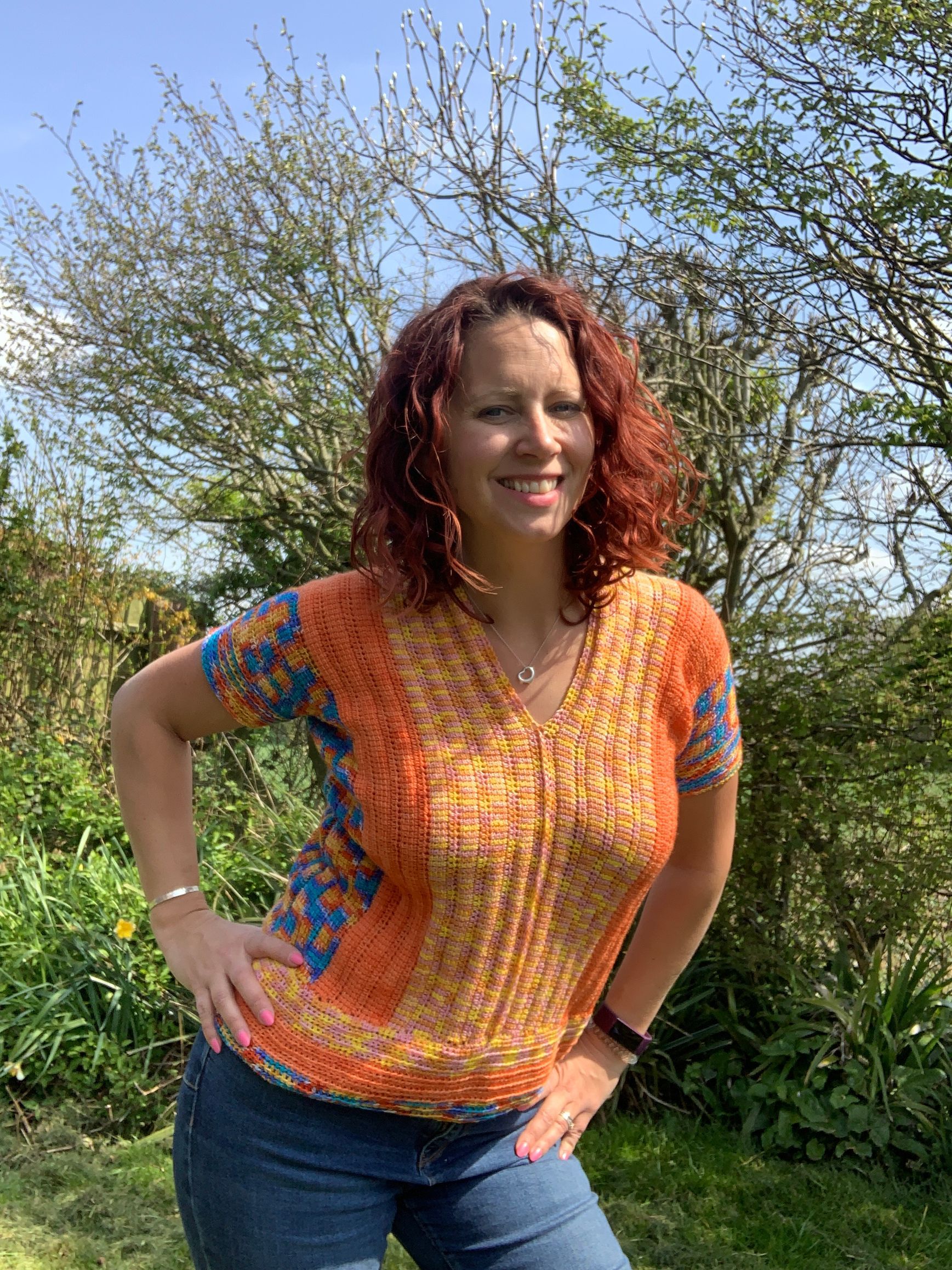 crocheted summer top