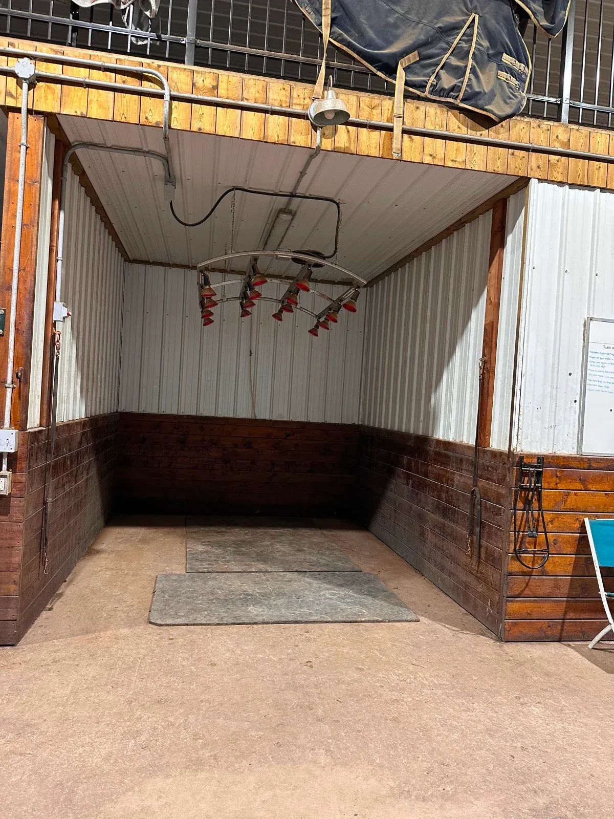 Empty horse stall