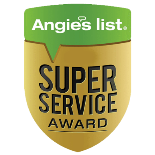 The logo for angie 's list super service award