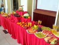 food served on table