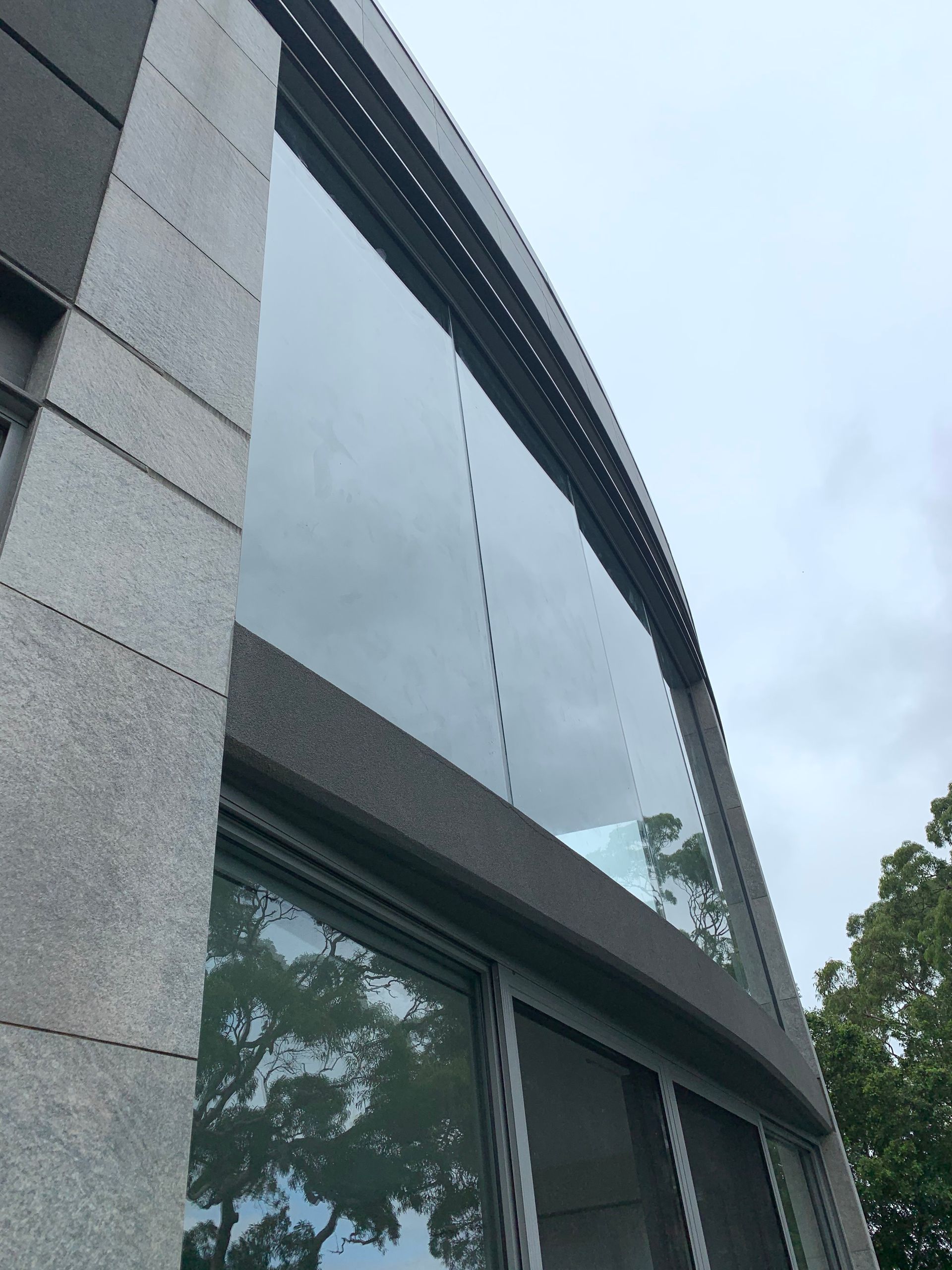 Exterior set of office windows — Central Coast Glass & Glazing In Umina Beach, NSW