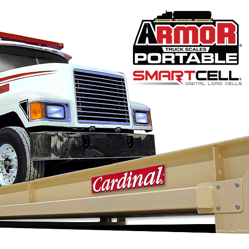 24-Hour Emergency Scale Service —ARMOR Portable Truck Scales with Digital SmartCells in Crestwood, Il