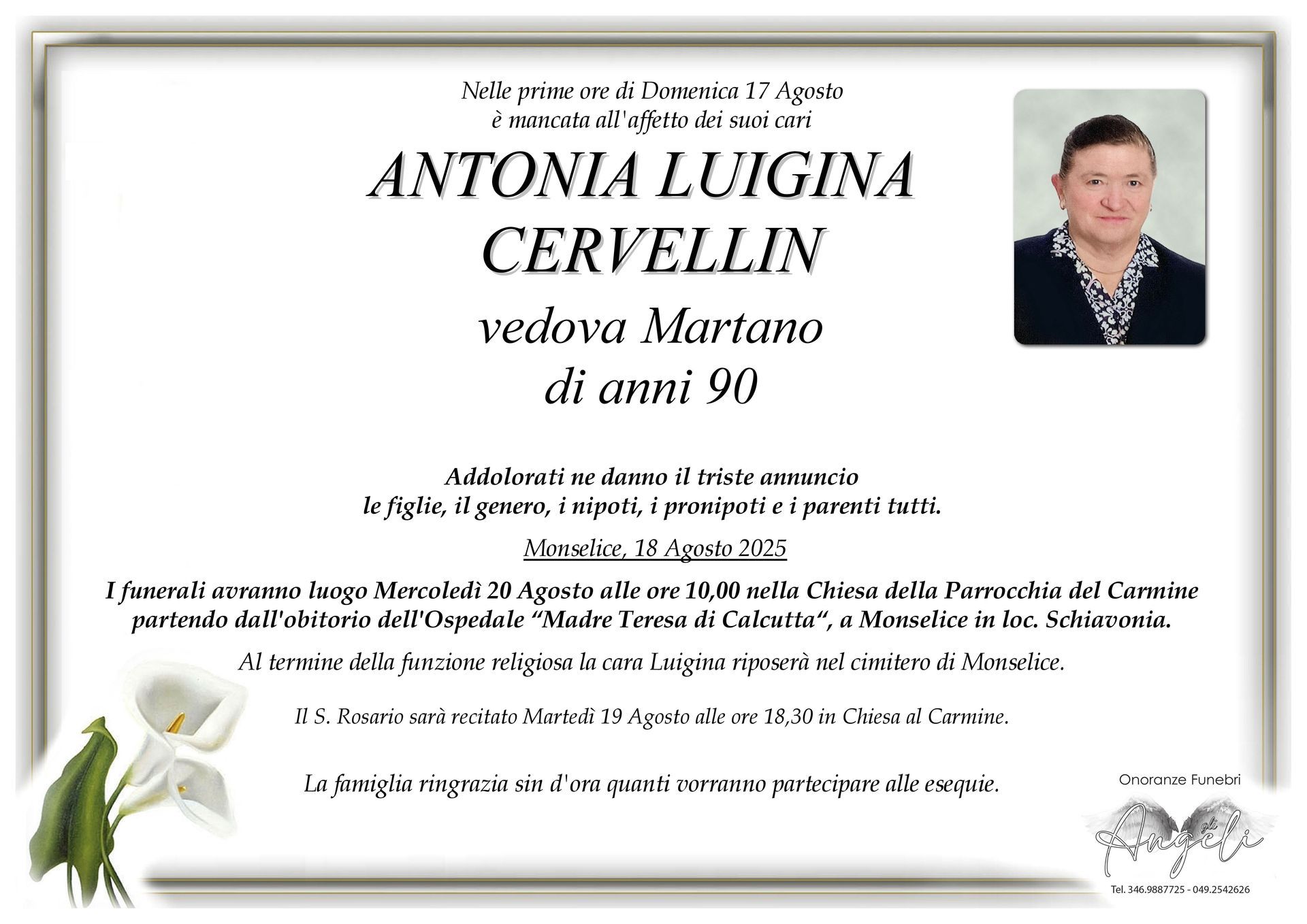 necrologio nives bada