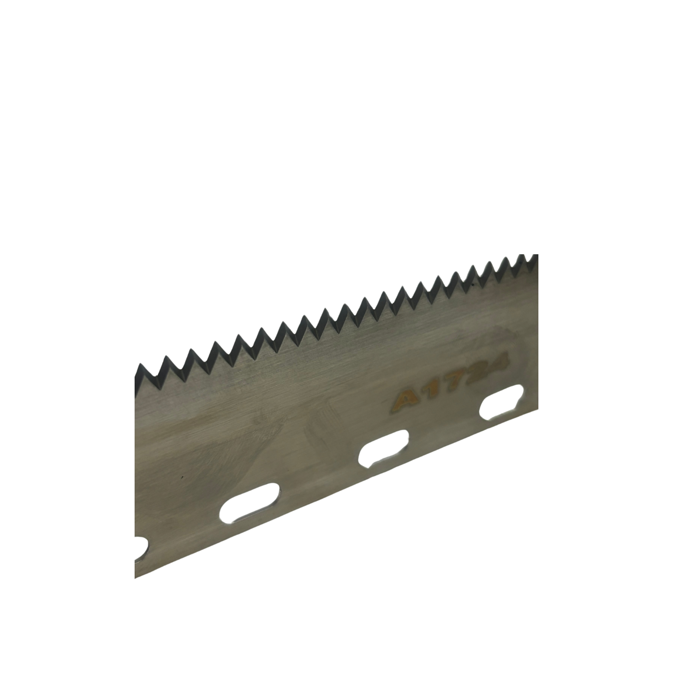 Serrated blade close up