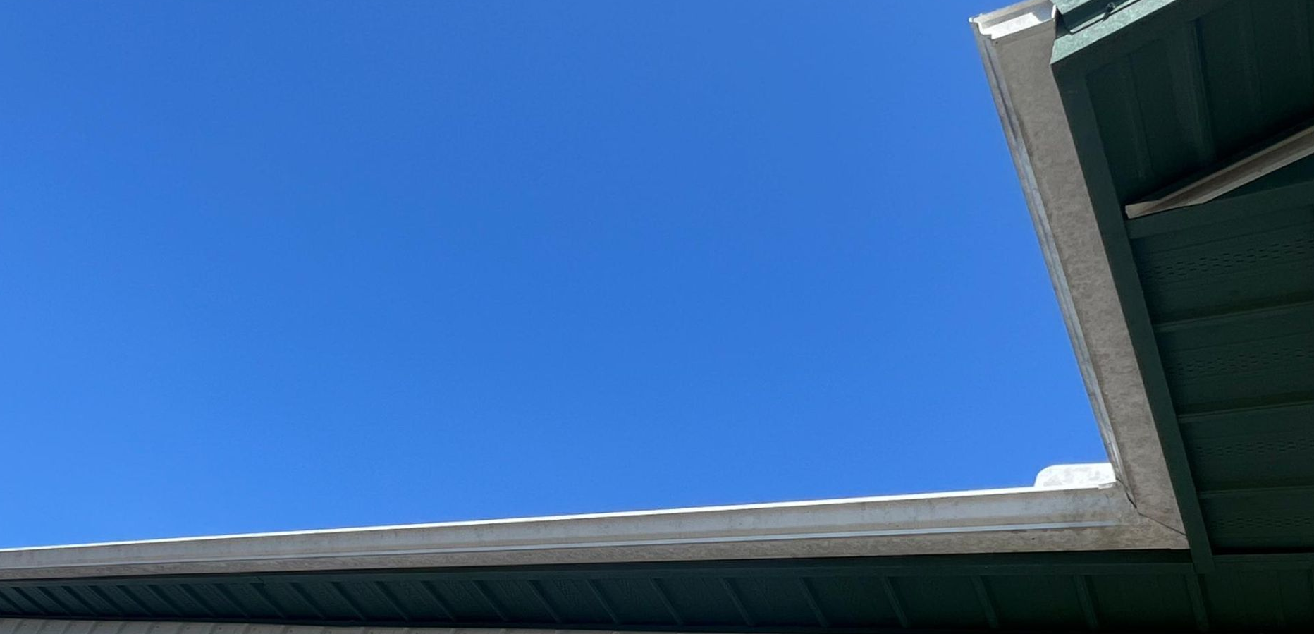 A close up of a house with a window and siding covered in moss.