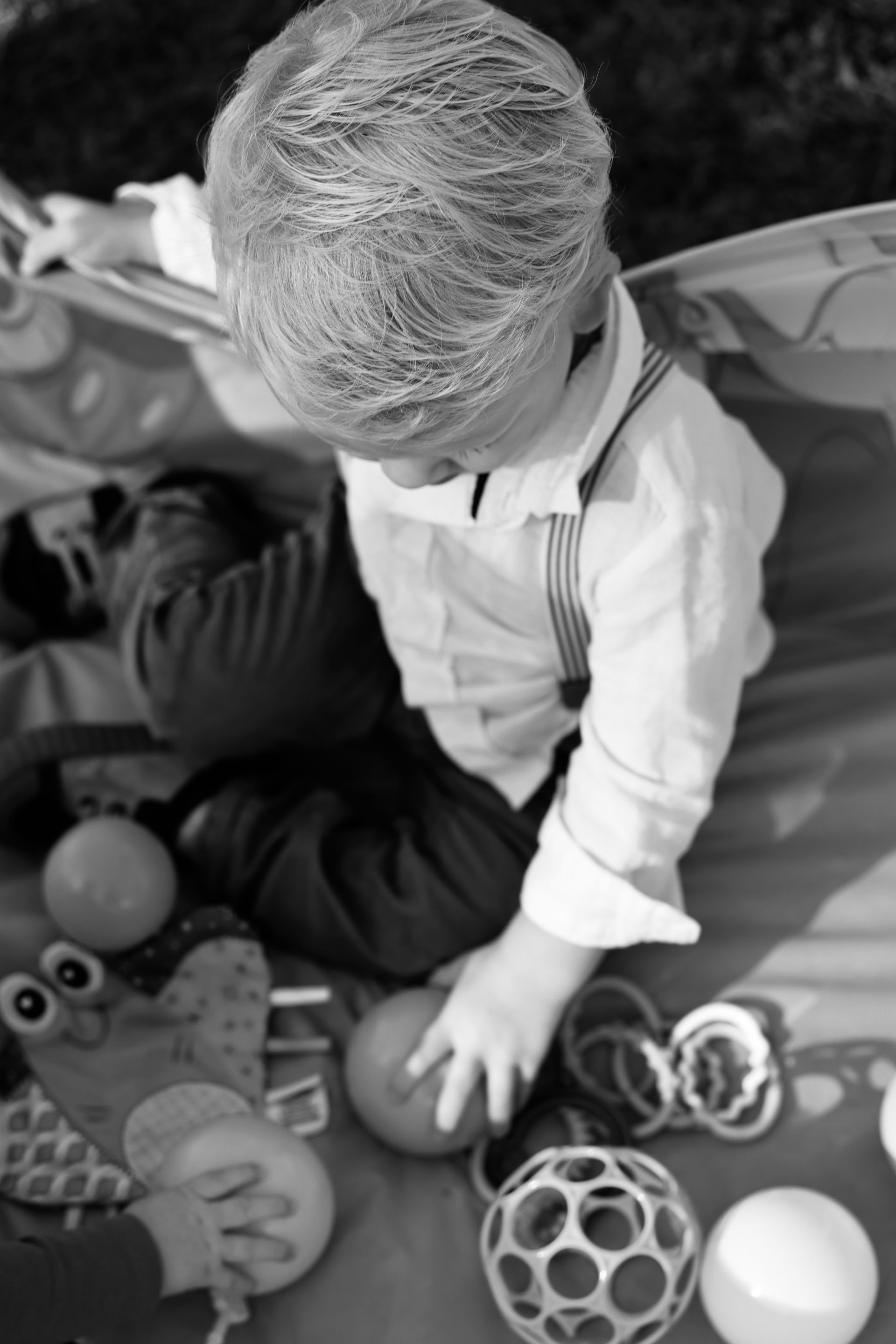 Small Child Playing In Tuxedo — Photographer in Pacific Heights, QLD