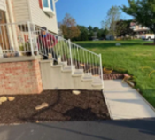 Before Stair Remodeling — York, PA — M&K Stone Landscaping Inc.