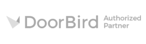 The doorbird logo is shown in black and white on a white background.