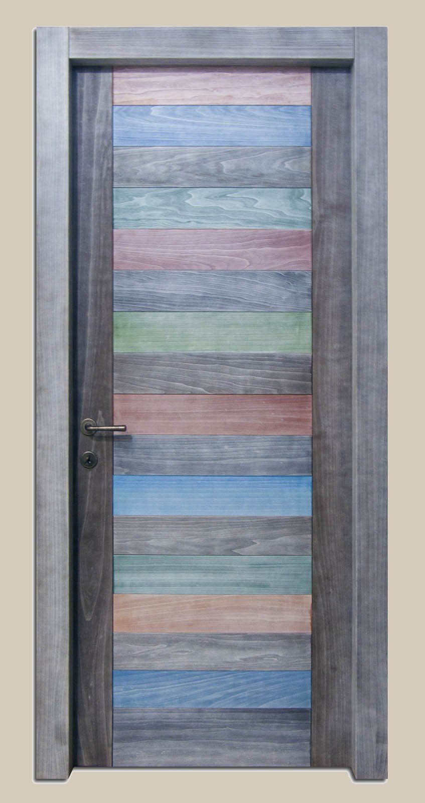 Porta legno massello Rainbow