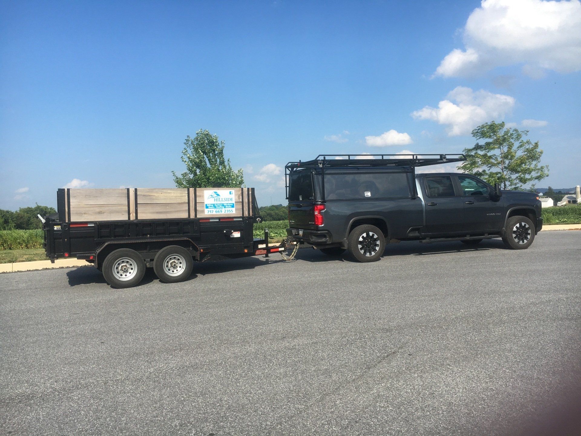 Truck with Rails — Strasburg, PA — Hillside Construction LLC