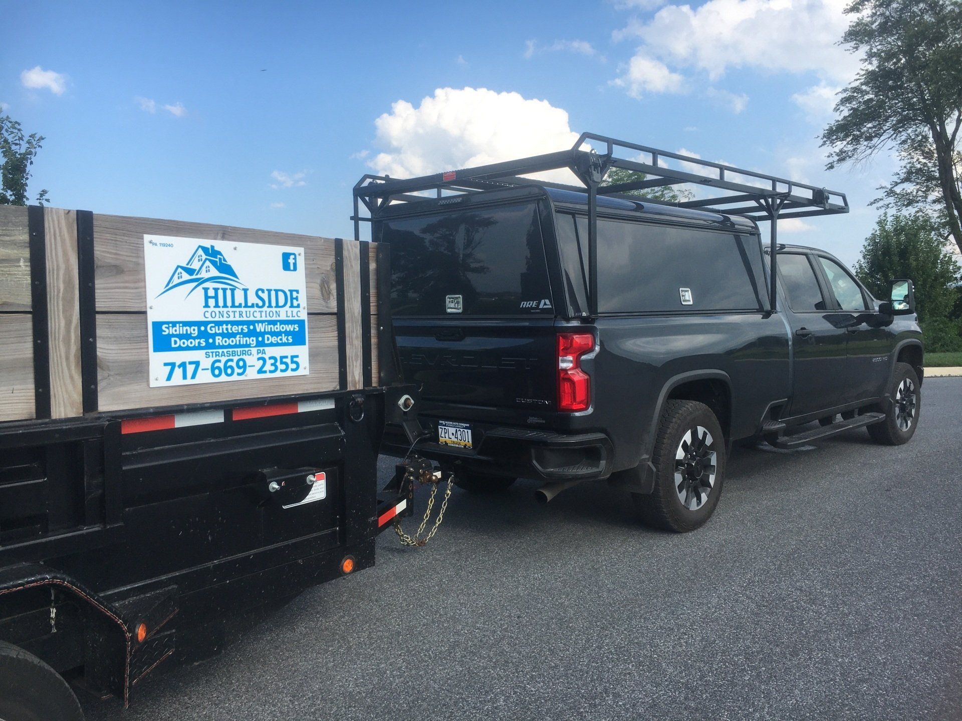 Back View of the Truck — Strasburg, PA — Hillside Construction LLC