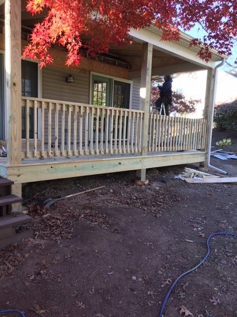 Front House Deck — Strasburg, PA — Hillside Construction LLC