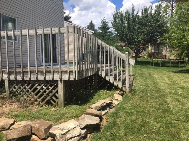 Before Deck Repairing — Strasburg, PA — Hillside Construction LLC