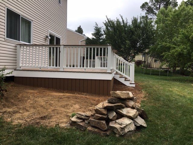 Deck on House — Strasburg, PA — Hillside Construction LLC