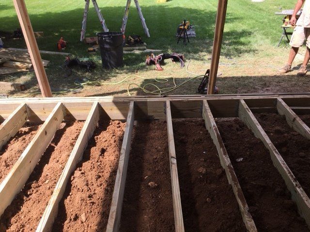 Installing House Deck — Strasburg, PA — Hillside Construction LLC