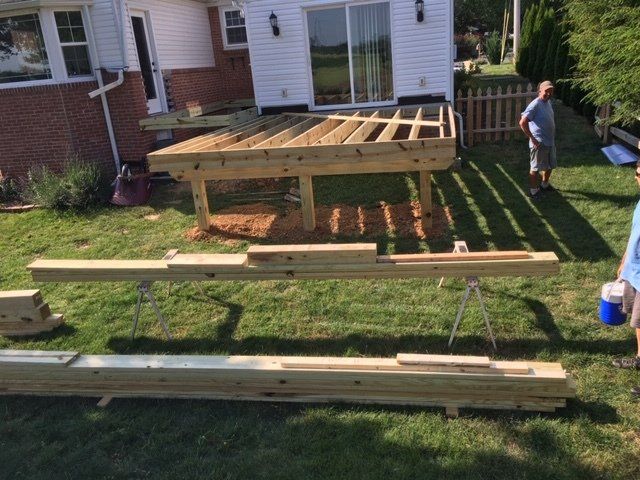 Installation of House Deck — Strasburg, PA — Hillside Construction LLC