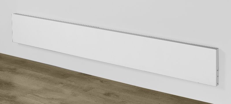 iRad horizontal flat panel electric radiator in white