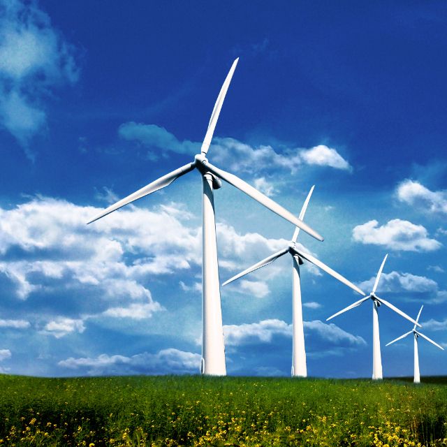 Wind power can be used to power electric heating