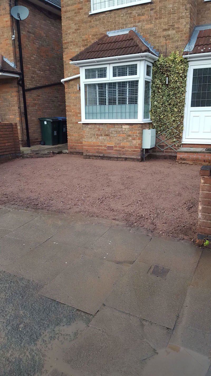 driveway levelling